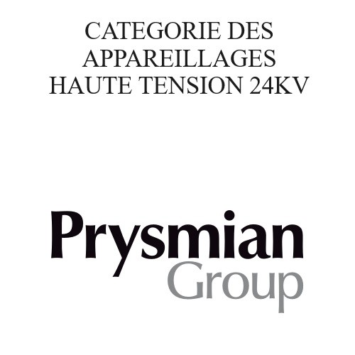 APPAREILLAGES HAUTE TENSION PRYSMIAN