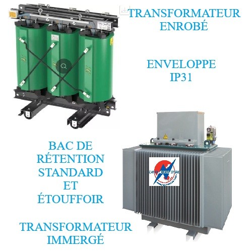 TRANSFORMATEURS IMMERGÉ & ENROBÉ = BAC ET ENVELOPPE