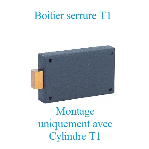 Boitier T1 de  serrure en applique réversible poste abonné et DP