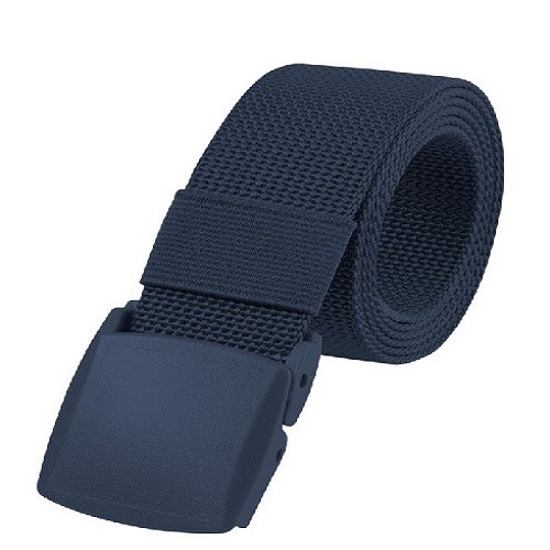 Ceinture PVC & nylon à fermeture rapide non conductrice Bleue