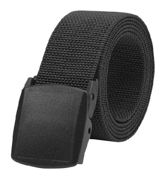 Ceinture PVC & nylon à fermeture rapide non conductrice noire