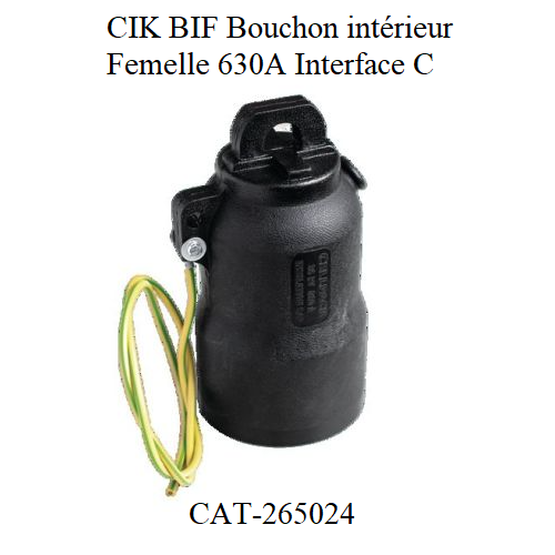 CIK BIF 12/24/36kv Bouchon intérieur femelle 630A Interface C
