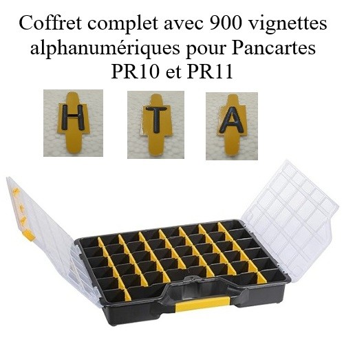 Coffret Vignette affichage réglementaire poste HTA