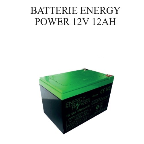 EPW12V12AH BATTERIE ENERGY POWER 12V 12AH