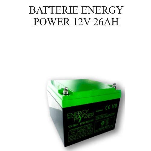 EPW12V26AH BATTERIE ENERGY POWER 12V 26AH