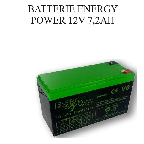 EPW12V7,2AH BATTERIE ENERGY POWER 12V 7,2AH