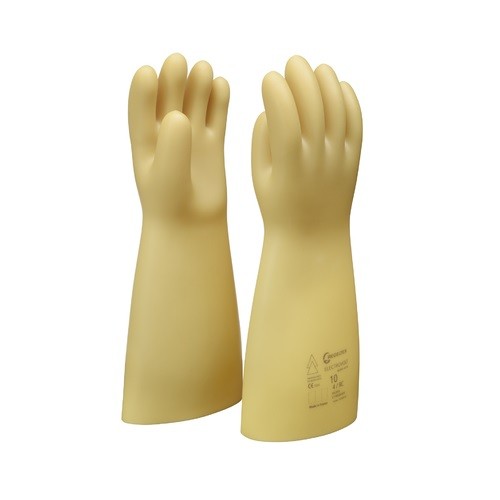 GLE36-3-10 Gants Isolants Latex Classe 3 Long 36 cm Taille 10