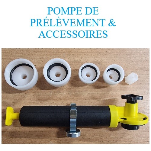Pompe à vide de prélèvement huile Transfo + accessoires