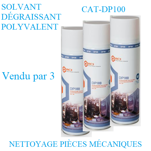 SOLVANT DEGRAISSANT DP100 Aérosol 400ml vendu par x 3