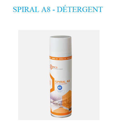 SPRIRAL A8 - SPI33562 -Aérosol 400ml