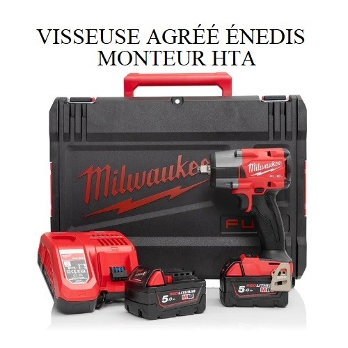 Visseuse en Coffret + 2 Batteries + 1 Chargeur 230v